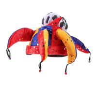 Luxshiny Chapeau Clown Multicolore en Tissu Sequins pour Fêtes Football | Style Classique et Aspect Vivant, Confort Agréable, pour Bars, Supporters Adultes et Soirées D’équipe
