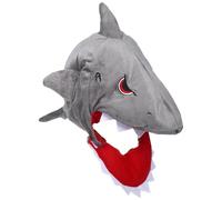 Luxshiny Chapeau de Requin en Peluche Marron pour Carnaval et Festivals de Musique, Facile à Porter et Ne Tombe Pas, Bonnet Amusant et Unique pour Garçon et Filles