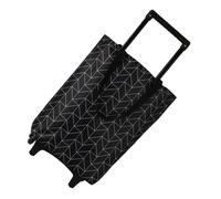 Luxshiny Chariot de Courses et Étanche avec Roues Trolley Multifonctionnel Renforcé pour Shopping Camping et Escaliers pour Rangement à