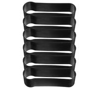 Luxshiny Clips de Fixation Accessoire Léger Lot de 6 en Plastique Noir pour Maintien Ferme et Stabilité Accrue lors des Déplacements Quotidiens pour Cannes Pliantes