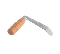 Luxshiny Coconut Meat Tool With Ergonomic Wooden Handle Efficient Stainless Steel Scraper For Easy Coconut Meat Removal Portable And Multi Compatible For Home Kitchen And Travel
