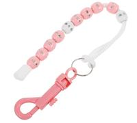 Luxshiny Compteur de Score Chaîne de Perles en Plastique Portable de Golf et Boucle, Accessoire Pratique pour Entraînement Quotidien et Utilisation en Parcours