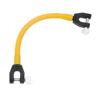 Luxshiny Connecteur de Pointe Ski en Latex Jaune, Aide à L'apprentissage du Ski Facile pour Débutants et Enfants, Portable et Simple à Utiliser