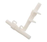 Luxshiny Connecteurs de Jonction 2pcs, des Secousses et Connexion Sécurisée pour Poteaux de Tente en Plastique Blanc pour Réparations d'urgence et Sorties en Plein Air