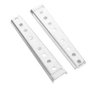 Luxshiny Connecteurs pour Canapé Sectionnel pour Assemblage et Entretien en Plastique et Fer Argenté, Lot de 2 Pièces Design Dissimulé et Matériau Haute Résistance