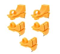 Luxshiny Consignation Disjoncteur Boucle de Sécurité, Petit Verrouillage en PC Orange, Installation Facile, Lot de 5 pour Maison et Extérieur