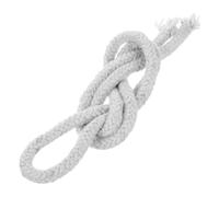 Luxshiny Corde en Fibre Céramique Adaptée aux Applications Industrielles Haute Température Ronde 8mm X 1000mm Légère et Facile à Enrouler pour Joint de Poêle et Chaudière