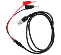 Luxshiny Cordons de Test en Cuivre 1 Mètre Connecteurs Bnc et Fiches Banane Rotatives, Câbles Bananes pour Multimètre, Ligne de Test Électrique Polyvalente pour Applications Industrielles