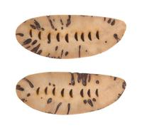 Luxshiny Coupes Divinatoires Élégantes 7.00X3.00X1.50Cm en Bois Naturel Bodhi pour Contemplation et Cultes Traditionnels