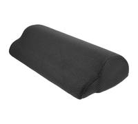 Luxshiny Coussin Repose-Pieds Ergonomique Demi-Cylindre en Maille Noire, Coussin de Soutien des Jambes à Haute Résilience, Surélevateur de Pieds pour Maison et Bureau, Améliore Circulation