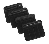 Luxshiny Coussinet de Mentonnière Lot de 4 pour Casque de Sport, Mousse Absorbante Anti-Transpiration, Accessoires pour Casque de Patinage et VTT, Usage Extérieur