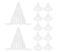 Luxshiny Coussinets en Maille pour Pots de Fleurs en PP, Lot de 50, Forme Conique, Optimisant Le Drainage et Empêchant la Fuite de Terre, Usage Jardinage