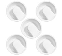 Luxshiny Couvercle de Carafe de Rechange en Pp Blanc Résistant à L'usure, Lot de 5 Pièces pour Carafes à Jus et Pichets en Verre, pour Maison et Bureau