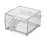 Luxshiny Couvercle de Protection en Plastique pour Interrupteur à Bouton-poussoir, Design à Rabat, Compatible Ascenseur et Lave-vaisselle, Protection Sûre et Transparente