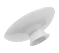 Luxshiny Couvercle de Tasse à Thé en Céramique pour Service Gaiwan, Couvercle en Porcelaine Blanc Pur 7,8 CM, Conçu pour Maintenir Conditions d'Infusion Optimales