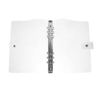 Luxshiny Couverture de Classeur Pvc Pailletée à Six Trous, Étui de Protection pour Cahier de Voyage, Protège Document Résistant et Pratique pour Fournitures de Bureau