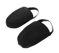 Luxshiny Couvre-Chaussures de Cyclisme Hiver Semi-Ouvert en Fibre Élastique et Sbr, Protection Coupe-Vent et Antidérapante pour Activités Outdoor, Taille S 36-40