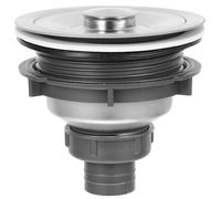 Luxshiny Crépine d'Évacuation en Acier Inoxydable pour Bac à Shampoing Salon de Coiffure, Bouchon d'Évier Panier Filtre INOX Maille Fine, Accessoire Polyvalent pour Lit de Shampoing, Lot