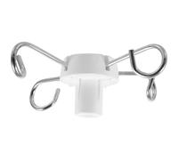 Luxshiny Crochet Métallique Support Simple pour Bouteilles de Perfusion pour Porte-perfusion en Acier Inoxydable Accessoire Flexible et Léger Adapté aux Établissements Médicaux