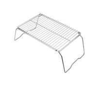 Luxshiny Cuisson et Refroidissement pour Barbecue Acier Inoxydable avec Structure Maille pour Cuisson Rapide et Grande Capacité