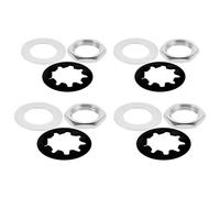 Luxshiny D'écrous et Rondelles Installation Facile Compatibilité Large Kit de 4 Sets en Métal Accessoires pour Réparation et DIY pour Guitare Électrique