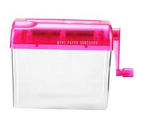 Luxshiny Destructeur de Papier en Plastique et Métal Portable Manuel Design Léger Accessoire de Bureau Pratique pour Bureau et Maison pour Documents A4