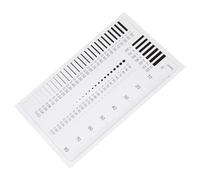 Luxshiny Détection Transparente des Défauts Règle de Mesure Multifonction, Instrument pour Inspection de Points et Lignes, Adapté aux Applications Industrielles et Artisanales