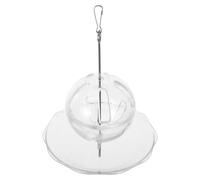 Luxshiny Distributeur de Nourriture pour Perroquets Balle Interactive Suspendue, de Stimulation Alimentaire pour Perroquets en Volière, Conçu pour Petits et Moyens Oiseaux