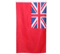 Luxshiny Drapeau Britannique Conforme aux Normes Internationales en Polyester Rouge Décoration Nautique Résistante pour Navires Marchands pour Voiliers et Bateaux