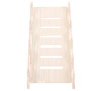Luxshiny Échelle en Bois pour Hamster Marron, Jouet d'exercice pour Petits Animaux, Adaptée aux Cages et Enclos, Stimule L'activité et L'attention