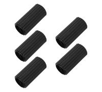 Luxshiny Embouts de Freins à Main pour Fauteuil Roulant 5pcs en Plastique Noir Installation Facile et Design Silencieux pour Utilisation à Domicile Hôpital
