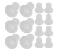 Luxshiny Embouts Latéraux Accessoires de Secours 40 Pièces pour Patins à roulettes Douilles de Patins Plastique Blanc Stabilité à Roues Alignées Petits Roulements