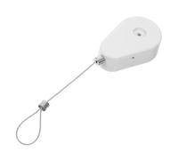 Luxshiny Enrouleur Câble Rétractable Acier 1 M Blanc Support Téléscopique Usage Jardin Professionnel Sécurisé