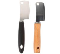 Luxshiny Ensemble de 2 Couteaux à Fromage et Coupe-légumes en Acier Inoxydable, Légers et Sûrs, pour Barbecue et Camping