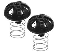 Luxshiny Ensemble De 2 Kit de Bouchons à Ressort Plastique et Silicone, Installation Rapide, Résistant la Chaleur pour Panier D'infusion de Cafetière pour Usage Domestique