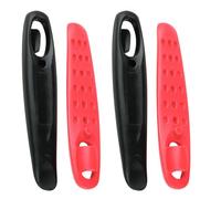 Luxshiny Ensemble de 4 Démonte-pneus Vélo en Plastique Ergonomiques, Légers et Portables, Kit Réparation Pneu Tubeless pour Vtt, Route et Cyclisme Quotidien