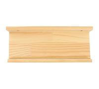 Luxshiny Étagère Murale Flottante Finition Kaki en Bois de Pin pour Chambre, Supporte des Petits Objets Dimensions 30x12x4,3 Cm, pour Organiser et Décorer