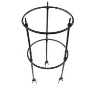 Luxshiny Étagère pour Plantes Grimpantes Et Plantes en Pot D'intérieur Et Extérieur Support Jardin 3 Tiges 2 Anneaux 20 Cm Plastique Résistant Support Décoratif pour