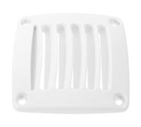 Luxshiny Évent de Bateau Marin Affleurant 3,6 Pouces en ABS Blanc | Grille à Persiennes, Étanche et Anti-pluie, Installation Facile, pour Rv et Surfaces en Fibre de Verre