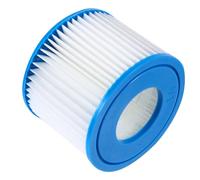 Luxshiny Filtre de Remplacement pour Piscine Gonflable Bleu Ciel Compatible avec Pompe Type Standard Cartouche Filtrante Retient Micro-Particules et Sables Entretien Hebdomadaire