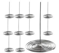 Luxshiny Filtres Inox pour Bec de Théière Grand Format Lot de 20 Ressort, Passoire à Thé pour Usage Domestique et Préparation d'Infusion