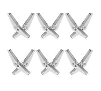 Luxshiny Fixations à Bascule M3 en Acier Galvanisé, Lot de 12, Chevilles pour Cloisons Sèches, Ancrages Muraux pour Plaques de Plâtre Lourdes, Utilisation en Bricolage Suspendre