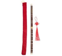 Luxshiny Flûte Chinoise en Bambou à Deux Sections, Modèle Laiton, pour | Motif Nœud Chinois Aléatoire, Couleur D'impression Variable, Ton Agréable Couleur Aléatoire Style Aléatoire