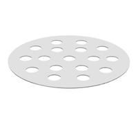 Luxshiny Grille de Barbecue Ronde en Fer 145 MM Contrôle Précis du Feu pour Barbecue au Charbon de Bois Utilisations Multiples en Plein Air