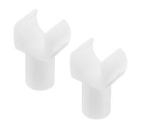 Luxshiny Guide de Rail Coulissant pour Fauteuil Roulant Pack de 2 Pièces pour Plastique Blanc Support de Siège Confortable et Répartition Pression pour Seniors et Adultes