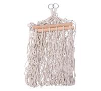 Luxshiny Hamac Simple en Coton avec Support en Bois, Léger et Résistant, Chaise Hamac Suspendue Randonnée Pêche avec Paquet en Tissu Spécial