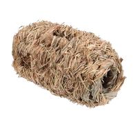 Luxshiny Hamster Straw Hideout Tunnel Small Natural Plaything for Hamsters and Small Pets