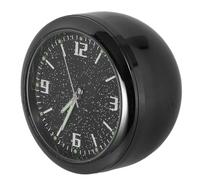 Luxshiny Horloge de Voiture Quartz Ronde Miniature Phosphorescente, Mini Horloge pour Tableau de Bord Automobile, Affichage Lumineux pour Conduite de Nuit, Design Compact et Entretien