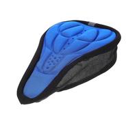 Luxshiny Housse de Selle de Vélo Silicone Rembourrée Couverture Confortable pour VTT Bleu