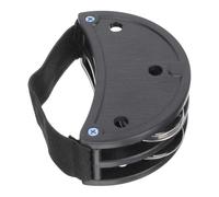 Luxshiny Instrument de Percussion à Pied Double Rangée Cloches Métalliques Brillantes Musical et Sûr pour Rythme et Mélodieux